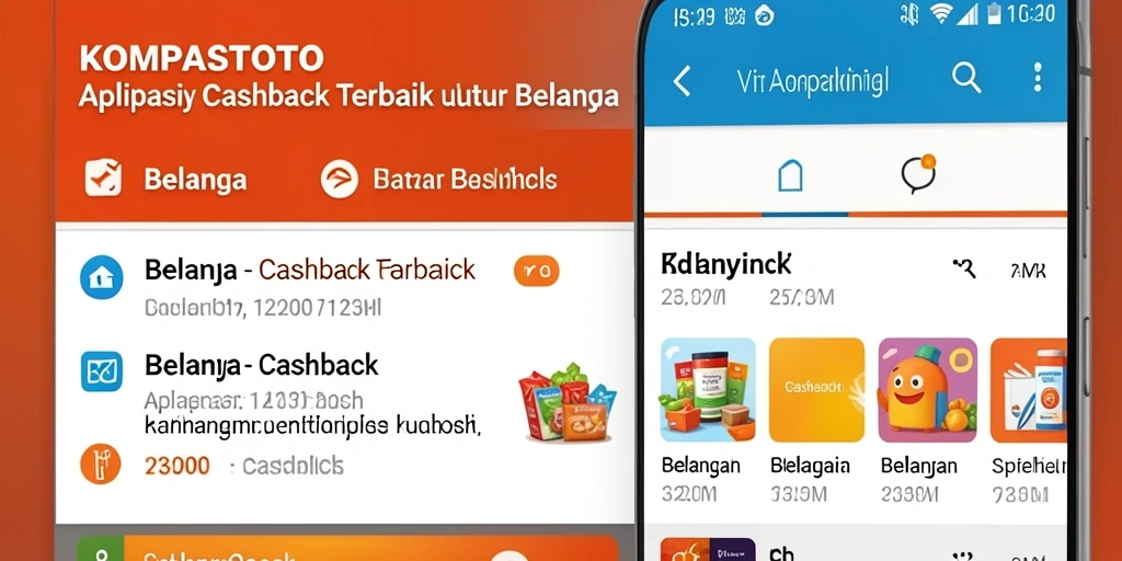 Tampilan antarmuka aplikasi KOMPASTOTO yang menarik dan fungsional.
