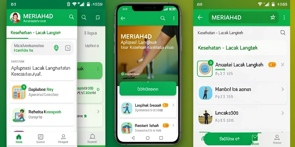 Tampilan antarmuka MERIAH4D yang menampilkan fitur Lacak Langkah.