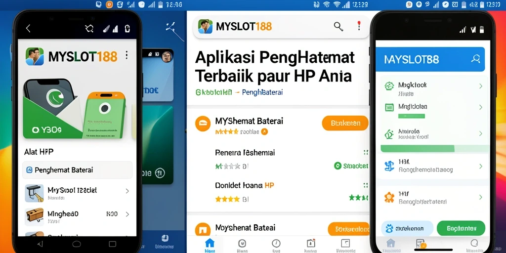 Tampilan antarmuka MYSLOT188 untuk penghemat baterai yang efisien.