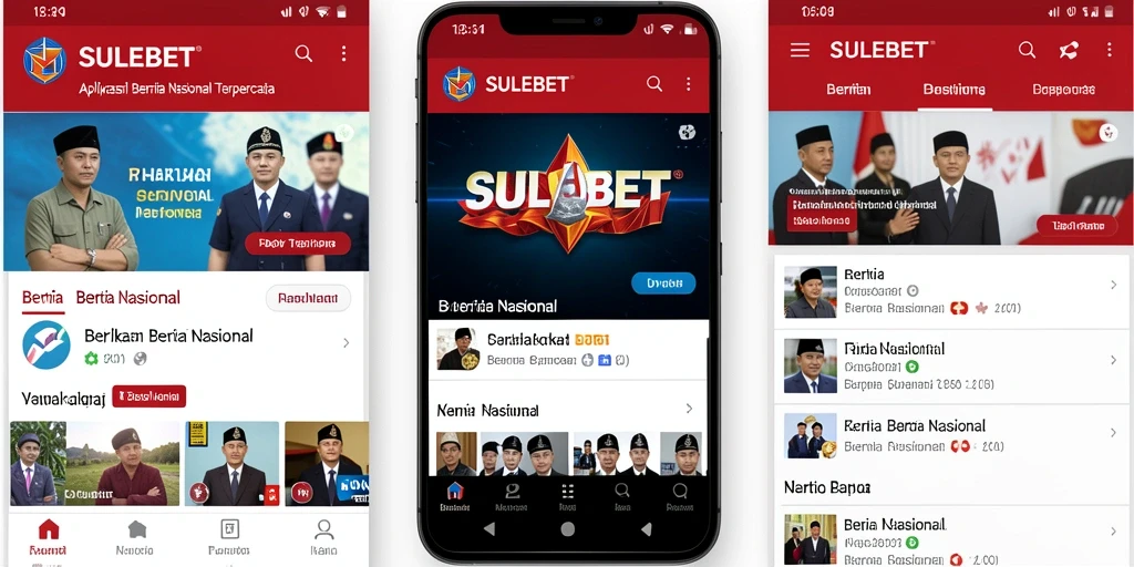 Tampilan antarmuka SULEBET yang modern dan informatif.