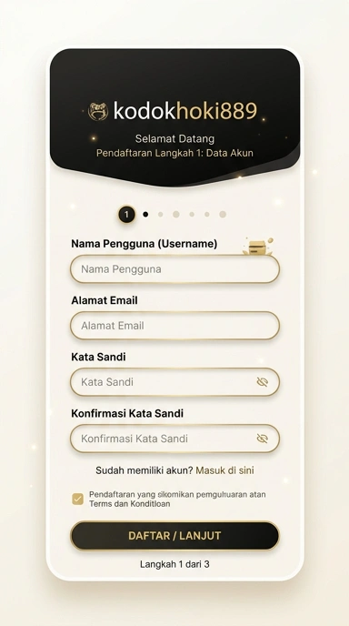 Panduan Mudah Daftar Akun kodokhoki889 untuk Android